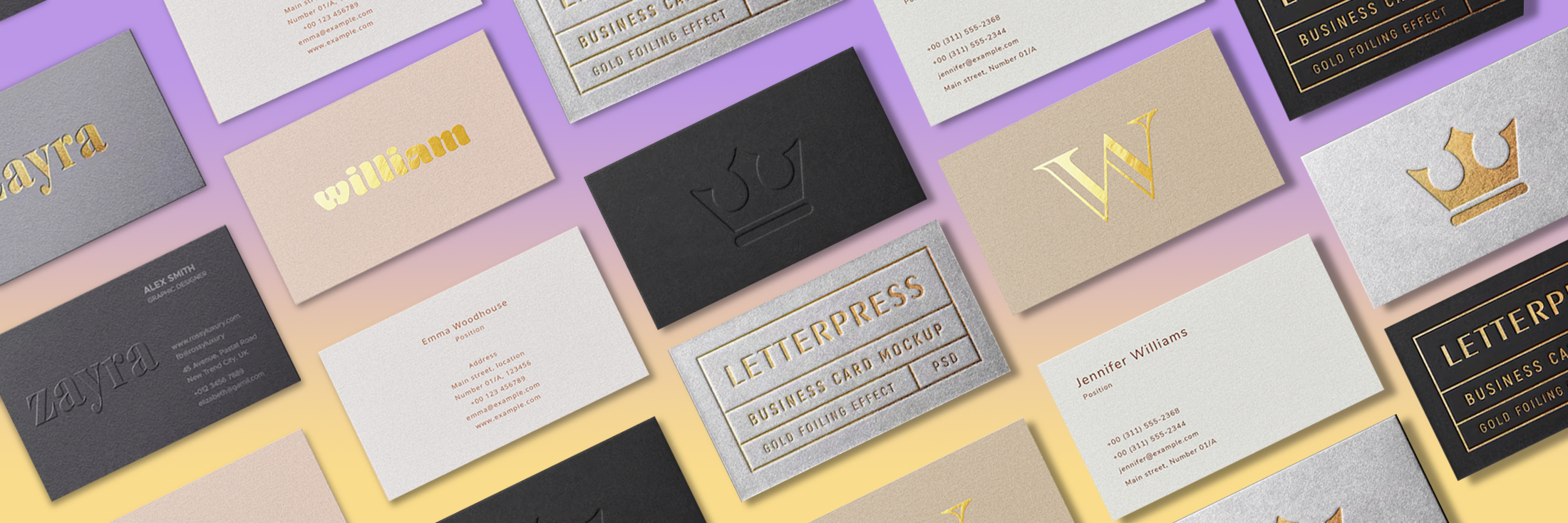 Biglietti da Visita con Stampa a Caldo 